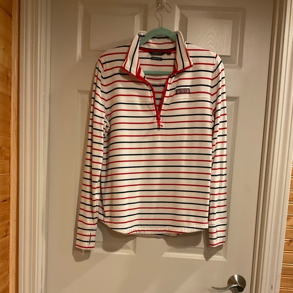 Vineyard Vines Red and White Striped Top - Picture 1 of 3